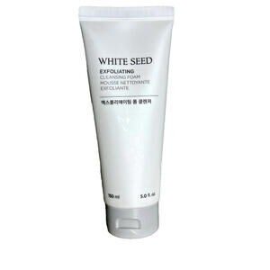THE FACE SHOP White Seed Exfoliating Cleansing Foam 5 fl oz (150ml) Brand New